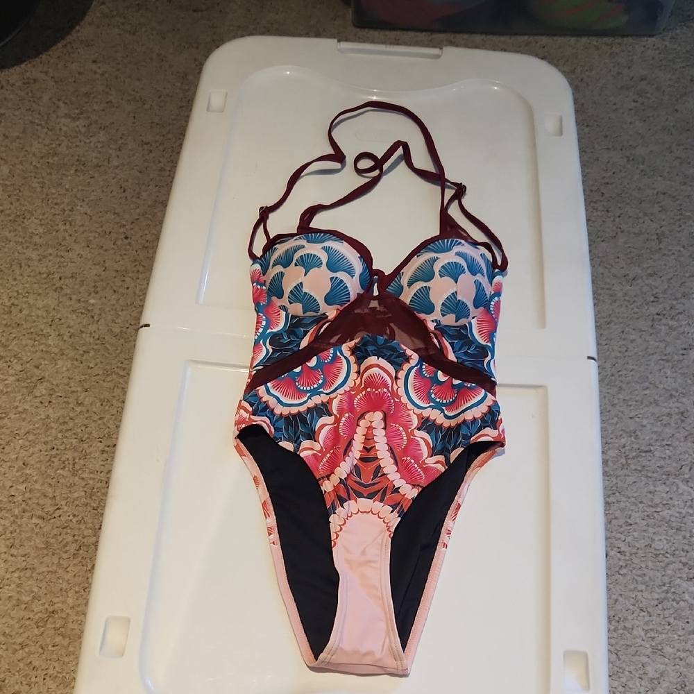 Andrea Iyamah Multicolor Swimsuit..nice Never Worn